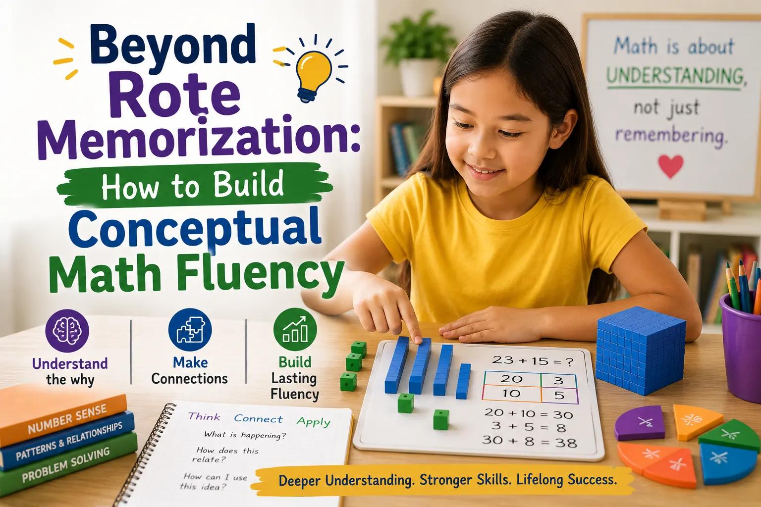 Beyond Rote Memorization: How to Build Conceptual Math Fluency