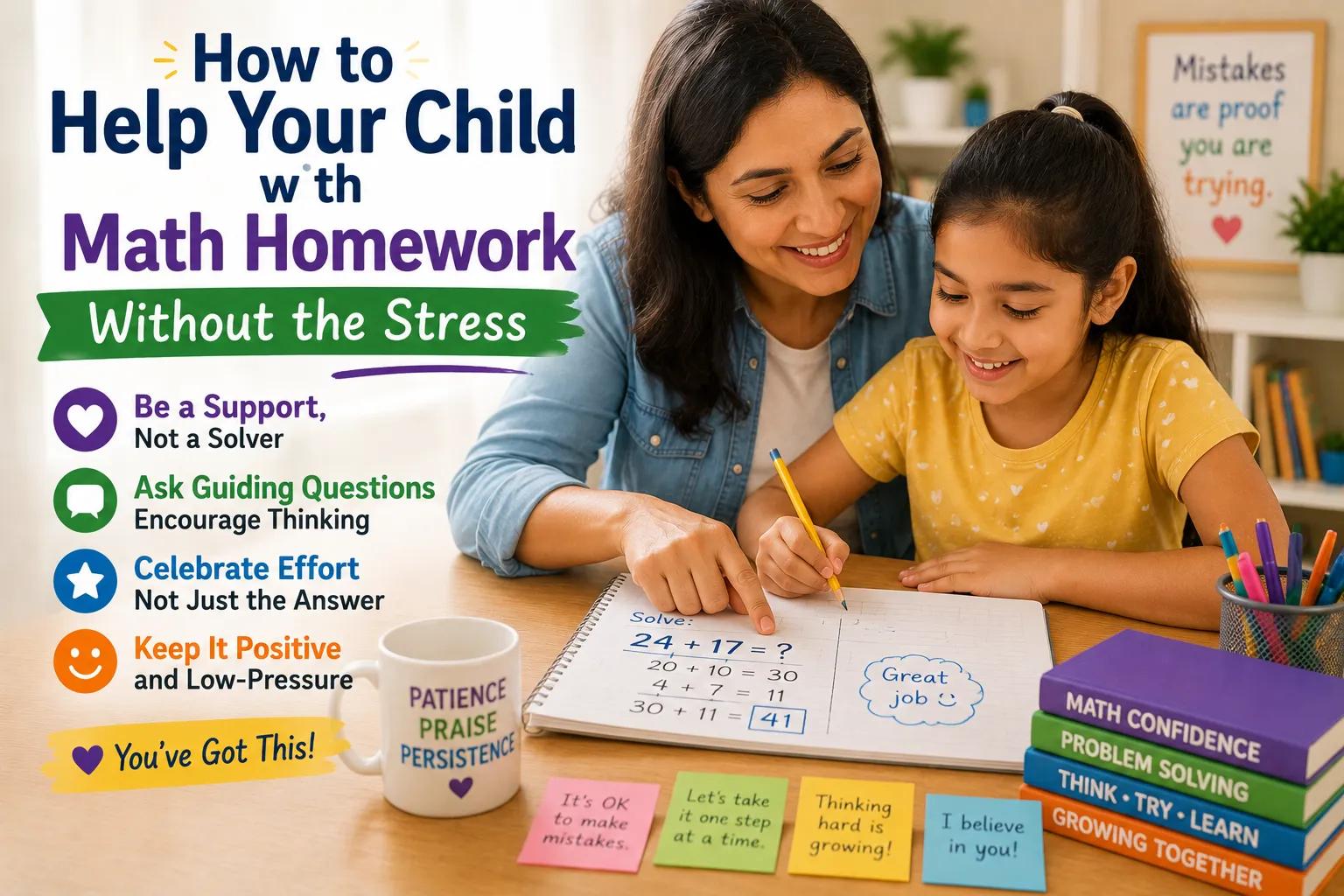 How to Help Your Child with Math Homework Without the Stress
