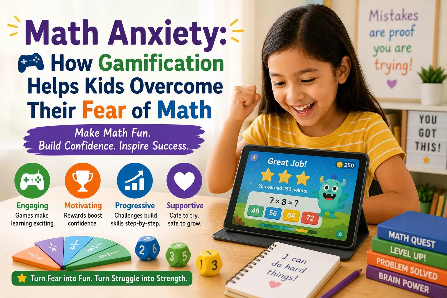 Math Anxiety: How Gamification Helps Kids Overcome Their Fear of Math