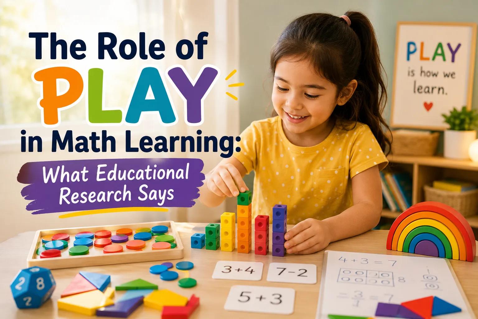 The Role of Play in Math Learning: What Educational Research Says