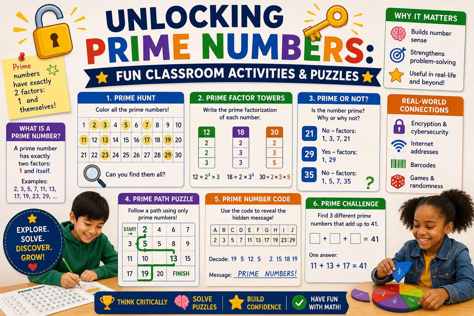 Unlocking Prime Numbers: Fun Classroom Activities & Puzzles